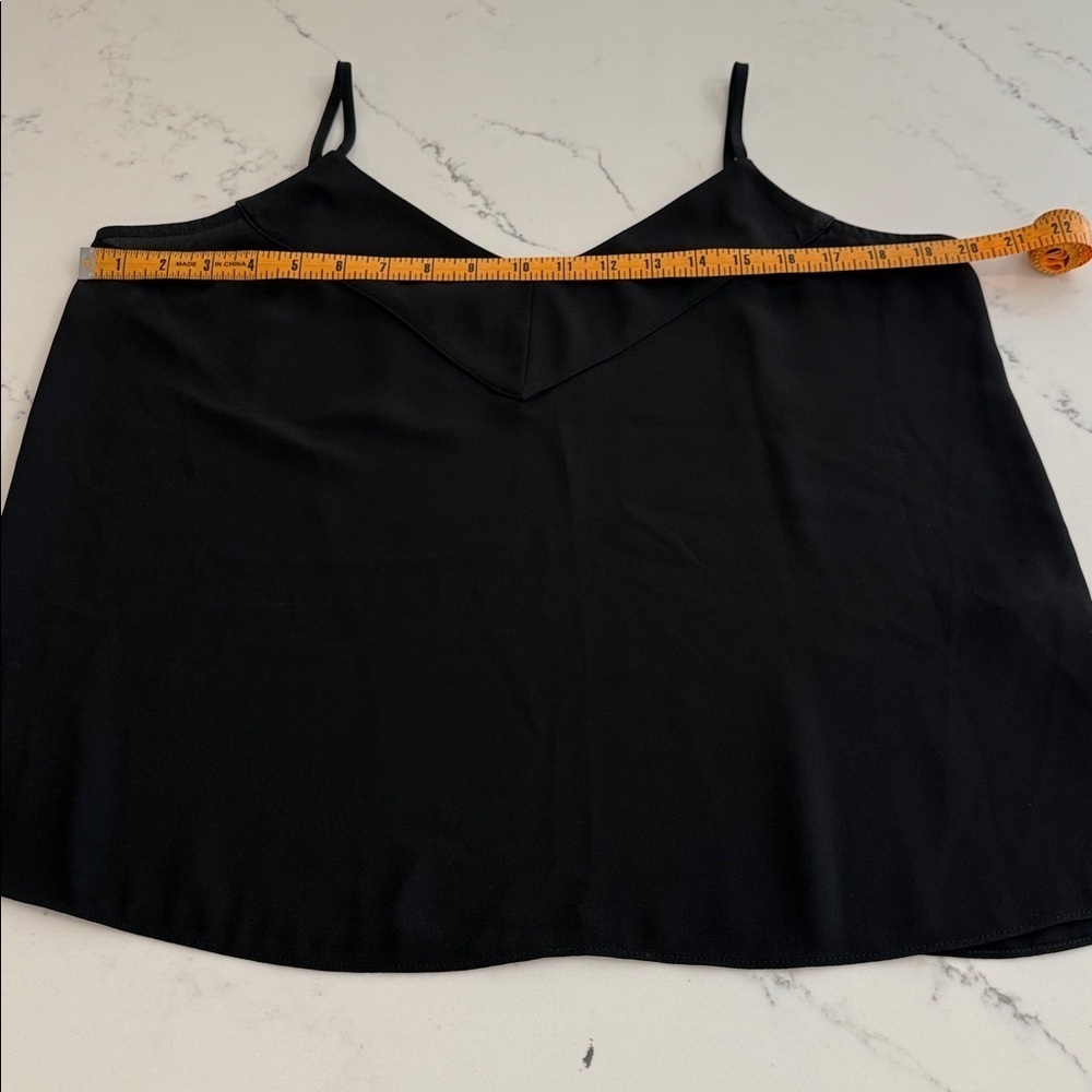 Veronica M. Elegant Black Women's Adjustable Tank Top Size Large - Picture 6 of 6